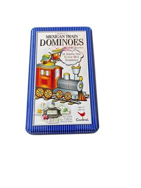 Cardinal Mexican Train Dominoes Complete Double 12 Set